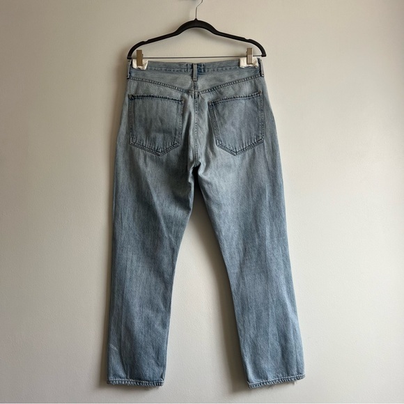 Agolde Riley High Rise Straight Crop jeans in Shatter - Picture 14 of 16